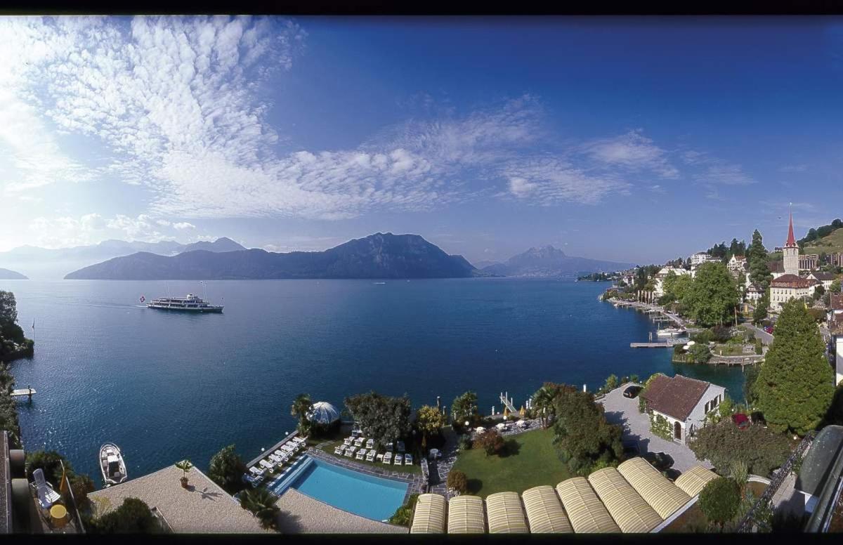 Romantik Hotel Beau Rivage Weggis Exterior foto