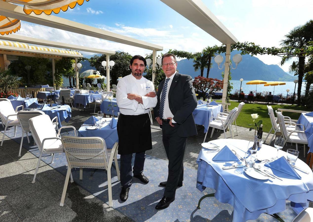 Romantik Hotel Beau Rivage Weggis Exterior foto